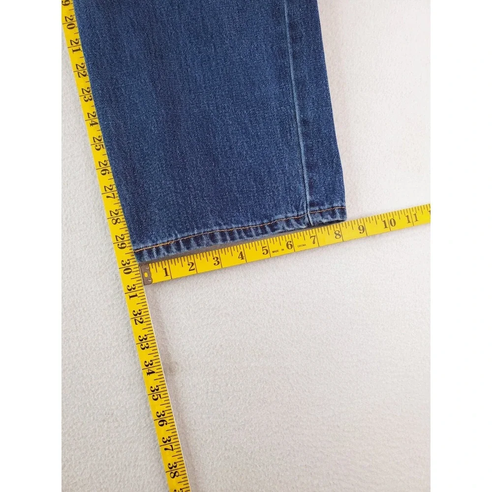 Levis 550 Jeans Mens 38x30 Blue Relaxed Tapered Work Pants Baggy 90s Y2K Dark